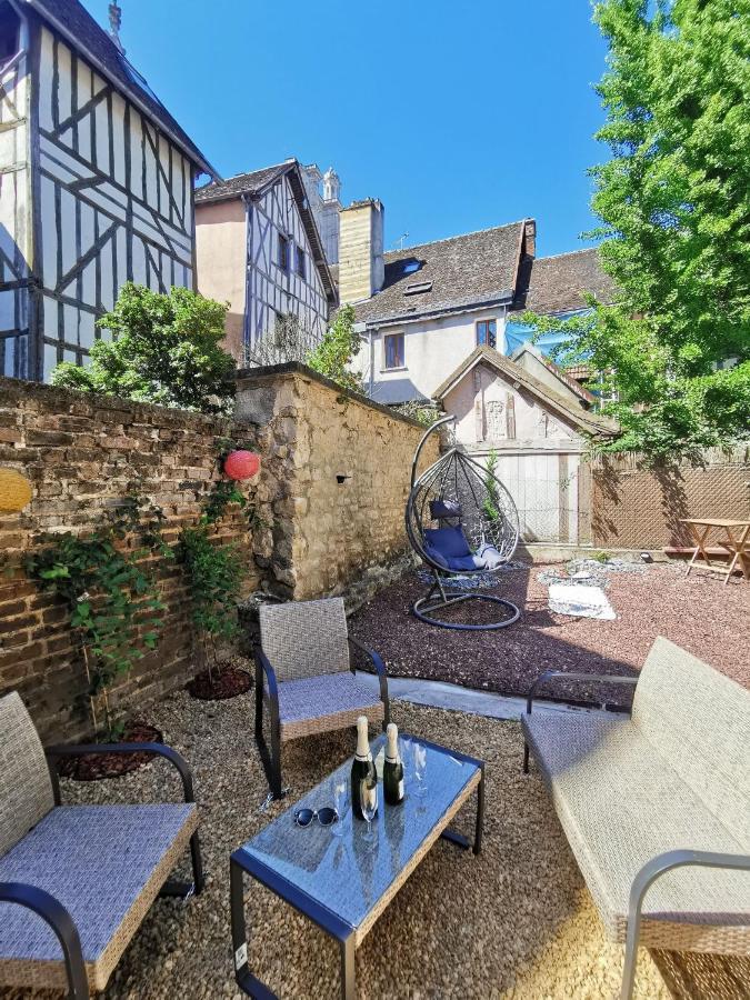 La Marmotte De La Cathedrale - Calme - Jardin Apartment Troyes Exterior foto